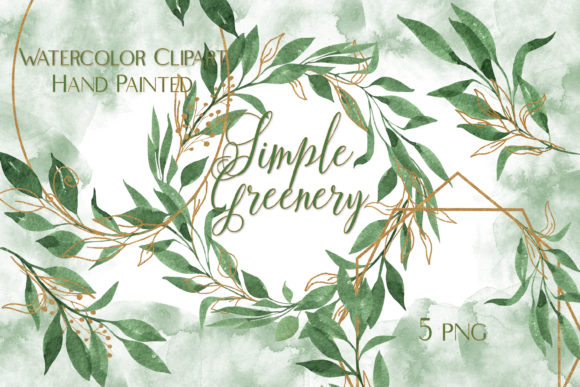Download Watercolor Foliage Frames Clipart - Foliage Collection