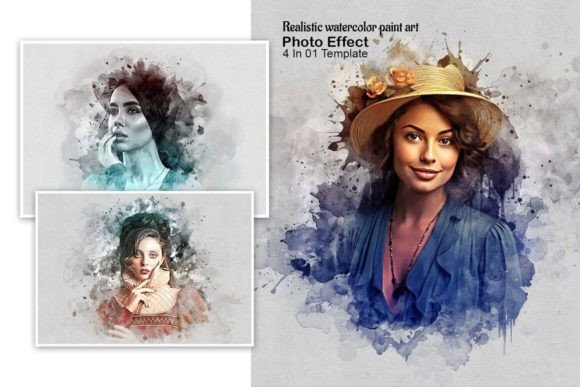 Download Realistic Watercolor Paint Art Photo - Paint Collection