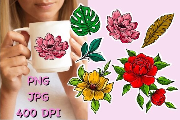 Download Flowers PNG, Watercolor Floral Clipart - Floral Collection