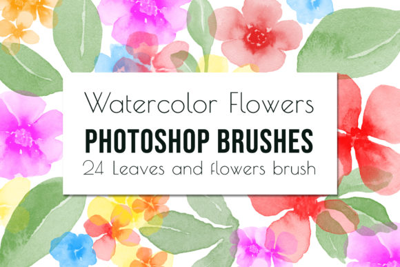 Download Watercolor Floral Brushes for Photoshop - Floral Collection