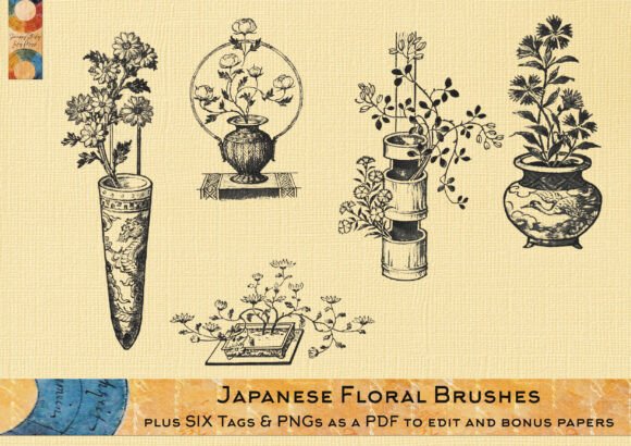 Download Japanese Floral Brushes for Affinity + - Floral Collection