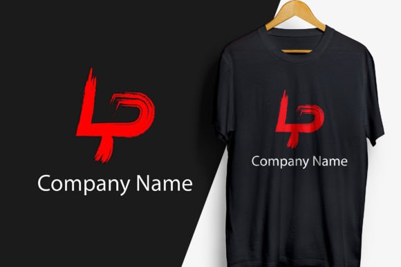 Download Letter Lp Painting Brush Stoke Logo - Paint Collection