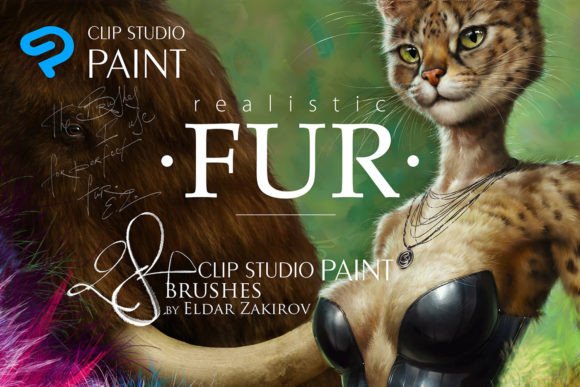 Download Realistic FUR Brushes 4CLIP STUDIO PAINT - Paint Collection