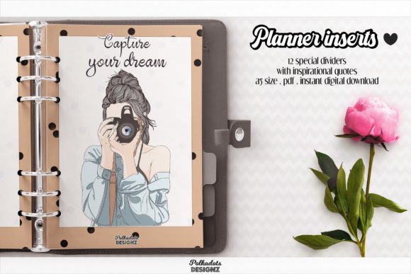 Download PLANNER INSERTS - BROWN DOTS THEME - Planner inserts Collection