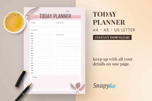 Download A4 Daily Planner | Planner Inserts - Planner inserts Collection